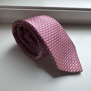 Brioni Pink Patterned Tie